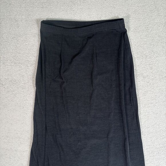 Tr Bentley Maxi Skirt Women’s Size Medium Black Stretch Y2K 90s Whimsy Goth - Picture 2 of 10
